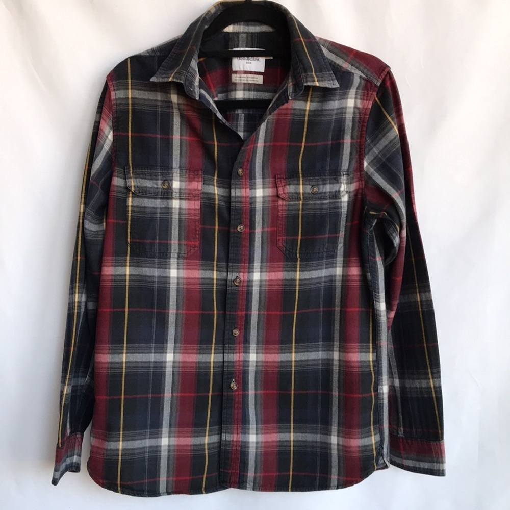 Goodfellow & Co. plaid button-down men’s shirt, M